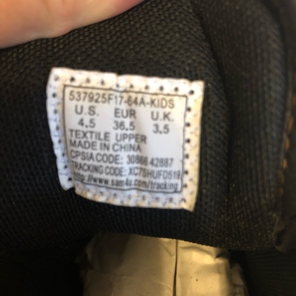 Levi’s Big Kids High Top Blue Canvas Denim Sneakers Size 4.5 - Picture 8 of 8